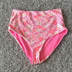 Floral Pink Bikini Bottom